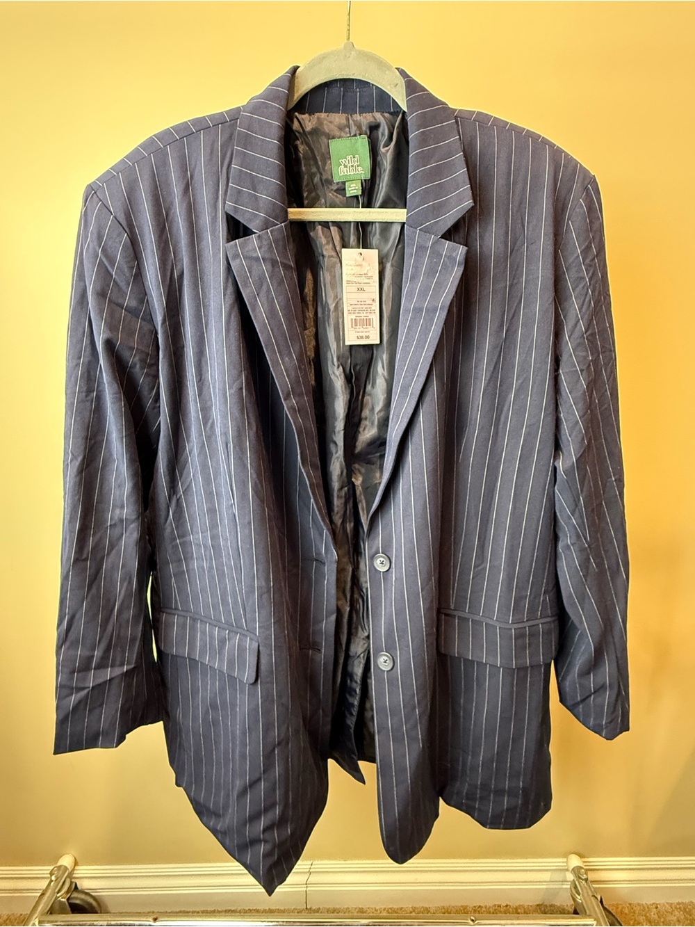 Wild Fable Navy Pinstripe Blazer